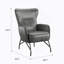 Fauteuil d'appoint gris Wallace & Bay Graham