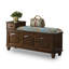 Banc rembourré 100% polyester bleu-1754401870