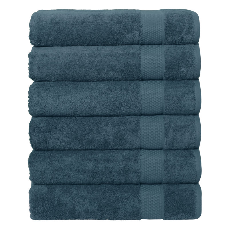 STARLIGHT 100% Turkish Cotton Terrycloth Bath Towels, Deep Blue