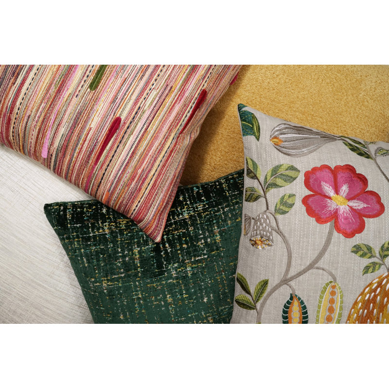 Moonstruck Pillow Cover & Insert, Emerald, Square 24"
