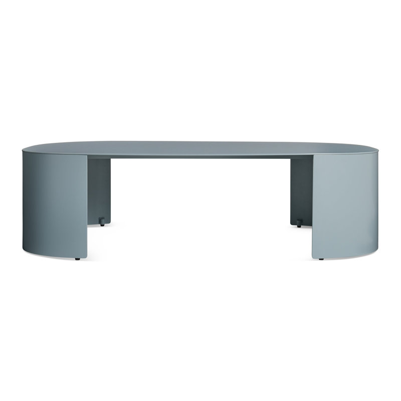 Table basse d'extérieur Bug - gris-bleu, Bleu