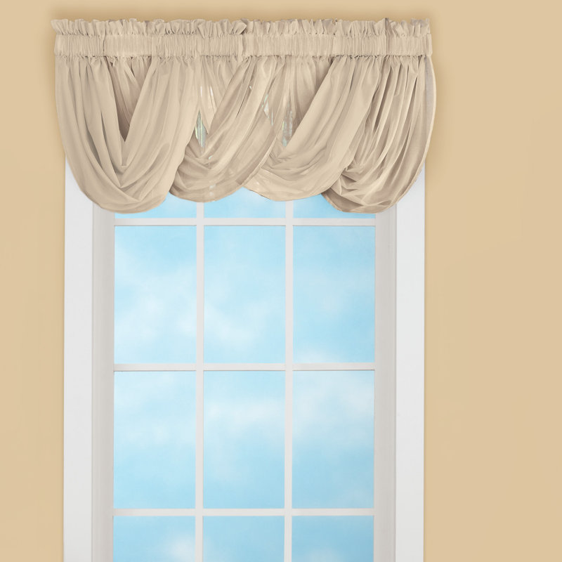 Furman Swag Window Valance, Taupe