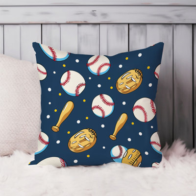 Sports Baseball Pattern IV Pillow Cover