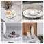 Guein Round Natural Marble Tray-323424109