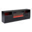 Borofsky Recessed Electric Fireplace TV Stand with Closed Storage-958778644