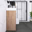 Meuble-lavabo autoportant 18 po avec lavabo intégré en céramique 18 po