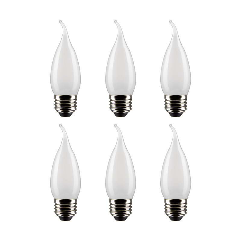 5.5 Watt (60 Watt Equivalent), CA10 LED, Dimmable Light Bulb, E26/Medium (Standard) Base, 2700K, 250 Lumens, 3 W