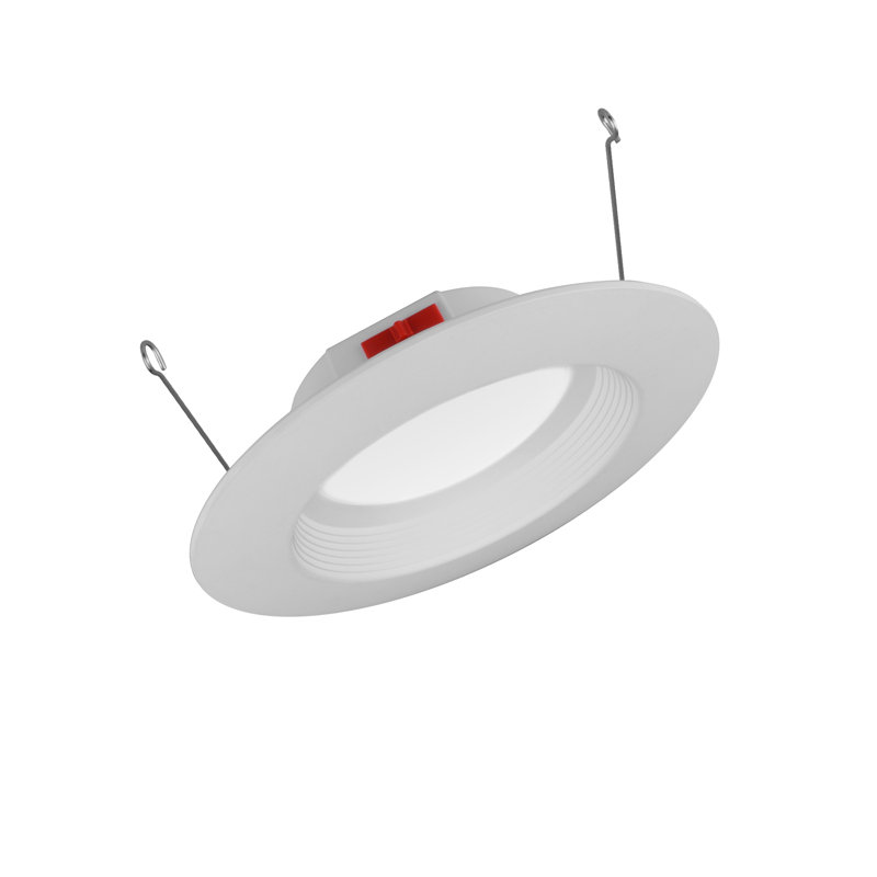 5/6-inch White Recessed Selectable LED Downlight (Baffle)