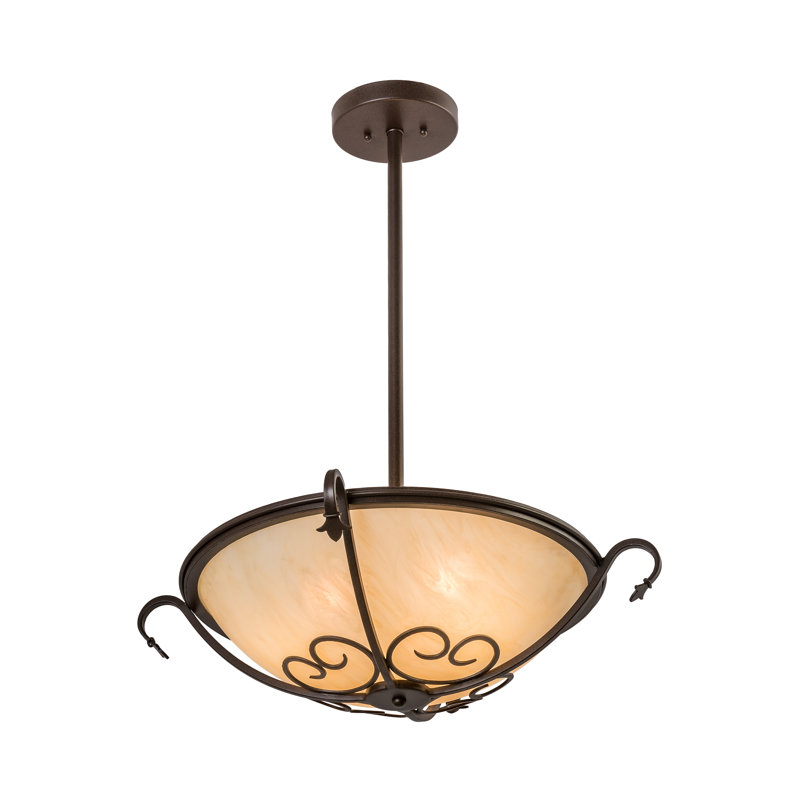 Luminaire suspendu bol 3 lumières Overbury