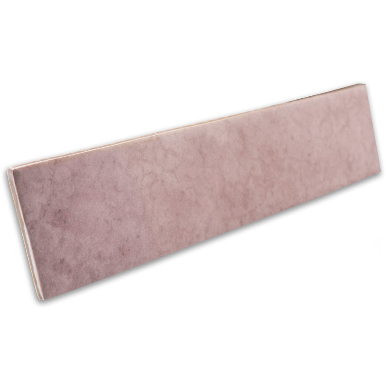 Heritage 2" x 10" Porcelain Stone Look Wall & Floor Tile, Pink