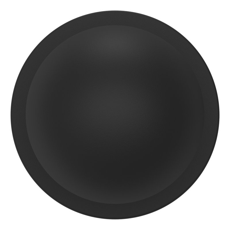 5041 Knob 2.09375 Diameter Round, Satin Black