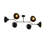 6 Lights Metal Body Semi Flush Mount-1061256211