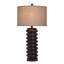 Lampe de table en teck foncé 35 po Rachel