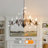 28-inch 6-light Vintage American Crystal Chandelier