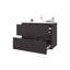 Meuble-lavabo flottant avec deux tiroirs et lavabo-1276695384