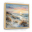 «Beach Sunset Charm In Winter III», reproduction sur toile