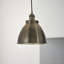 Ziemer 1 - Light Antique Brass Dome Pendant-1149135892