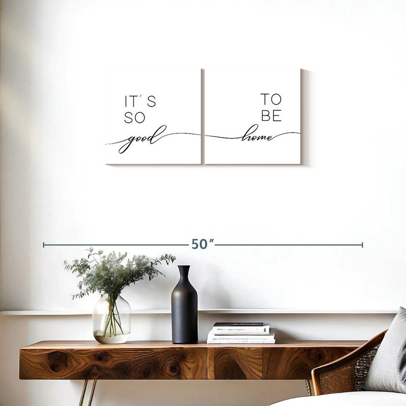 " So Good To Be Home Typography II " 2 - Pieces, 31" H x 15" W x 1.25" D