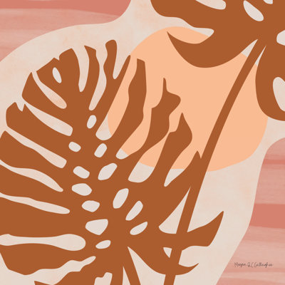Local Traveler Monstera by Megan Gallagher - Wrapped Canvas Print