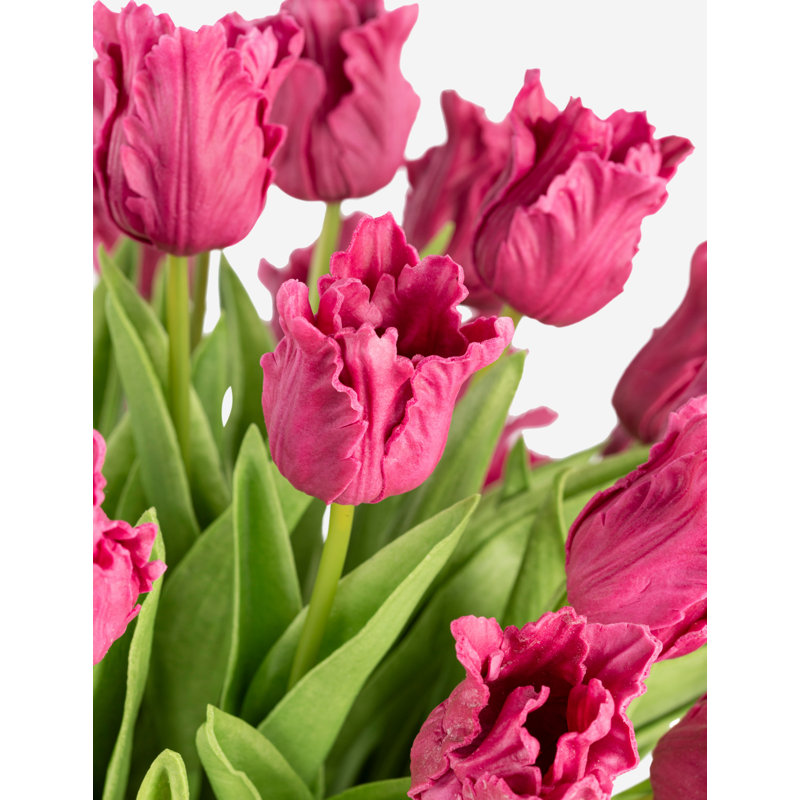 Zelie Realtouch Tulip Arrangement, Pink