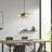 3-Light Spiked Chandelier