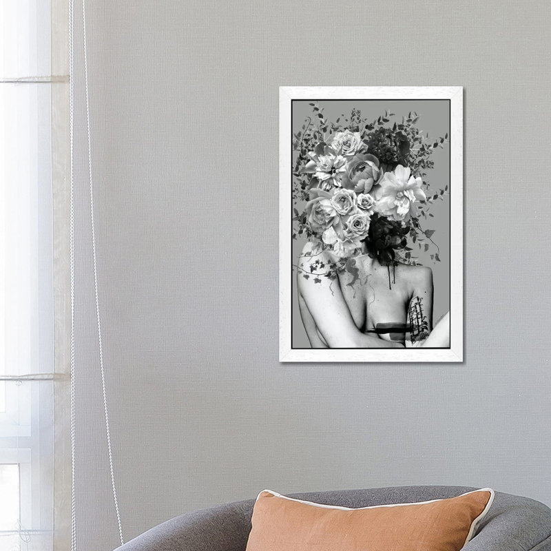 Lady by Ana Paula Hoppe - Print, White Floater Framed, 101.6 cm H x 66.04 cm W