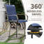 Tabourets de bar pivotants en polyester toutes saisons revêtus de PVC-238263513-243600404