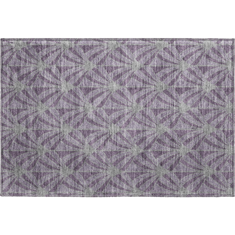 Tapis de qualité supérieure lavable à la machine Mayfield AMF2426, Mauve, 2'6" x 3'10"