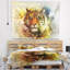 Tigre puissant avec la tapisserie de visage mystique Animal-28482893