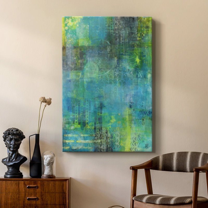Évasion estivale - galerie Cavas sur mesure, H 18 po x l 12 po