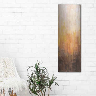  'Lava 1' by Silvia Vassileva Metal Wall Art, 16" x 48"