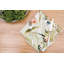 Serviette de coton 20 po aquarelle florale Leamon
