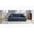 86.5" Oversized Loveseat Chaise Lounge Sectional Sofa Bed Corduroy Sleeper Sofa With Two USB Ports , Two Cup Holders And Two Throw Pillows For Living Room And Bedroom