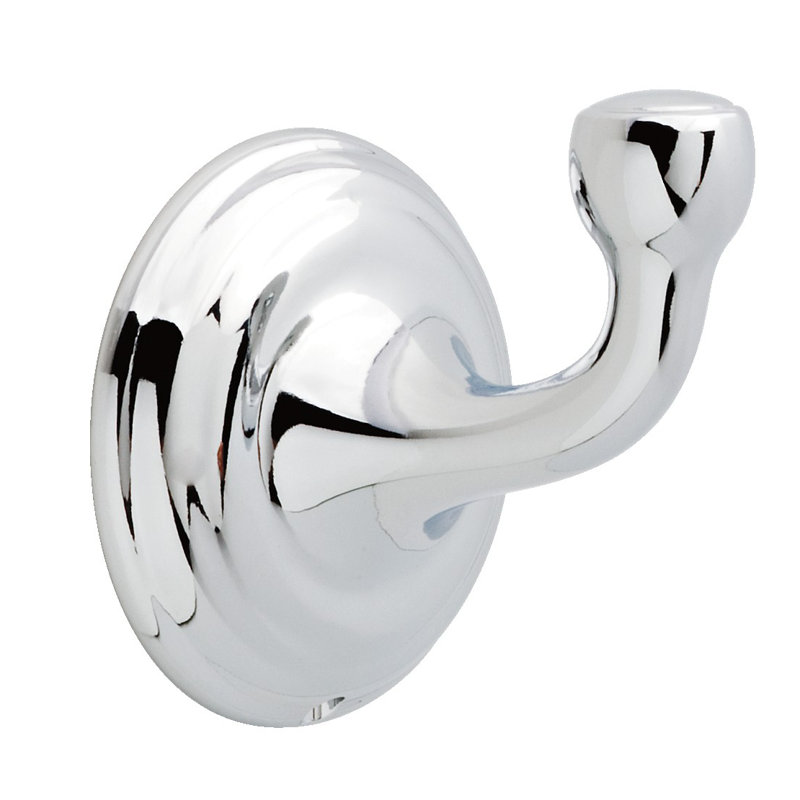Windemere Single Towel Hook Bath Hardware Accessory, Chrome