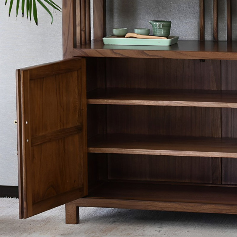 Armoire décorative en orme avec rangement spacieux