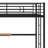 Battista Metal Loft Bed with Desk and Metal Grid-252788971-262573582