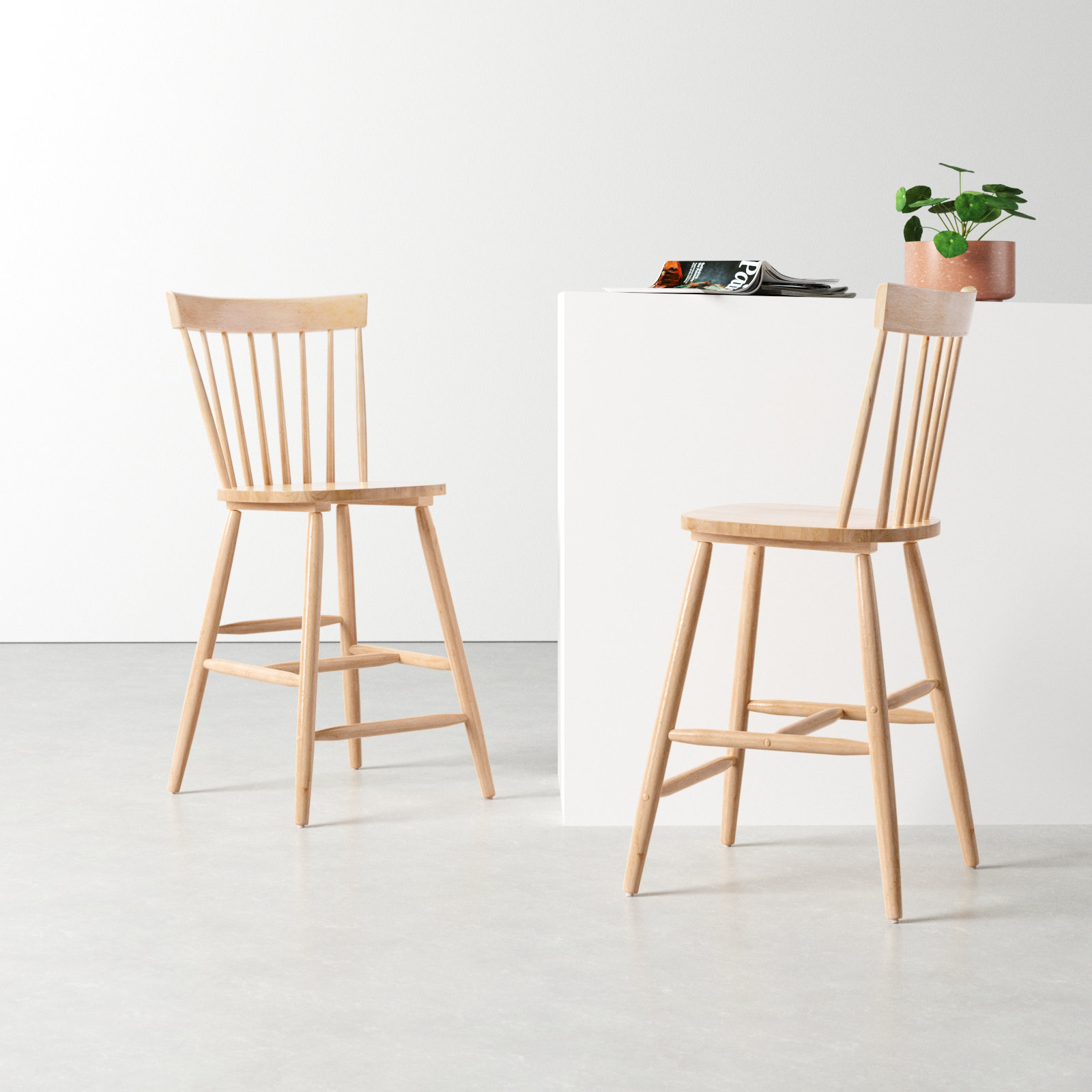 Stacee Bar and Counter Stool, Natural, Counter Stool (24" Seat Height)