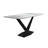 Kivah Metal Base Dining Table-1698543251-1698543252