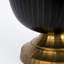 Ensemble de 2 lampes de table rétro en forme de bouteille en métal noir huilé