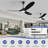 3 - Blade Modern Solid Wood Ceiling Fan With Light And Remote Control-192918388-190858503