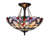Glass Semi Flush Mount