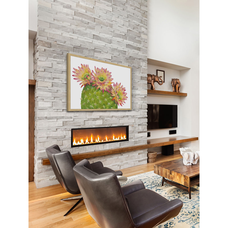 Desert Blossoms I 1 Piece Single Picture Frame Wall Art, 41cm H x 61cm W