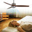 Ventilateur de plafond standard en noyer de nickel de 52 po Glio avec DEL intégrée et télécommande avec moteur à courant continu réversible-1979967813-1979967928