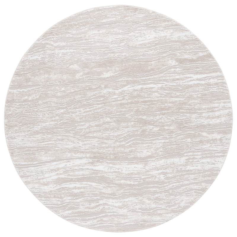 Tapis Earby Performance Abstract, Rond 6 pi 7 po