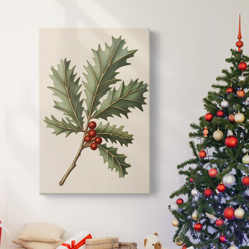 Art des Fêtes de Noël - Toile tendue avec châssis - Série 2-CCLXV, H 27 po x l 18 po