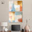 Ensemble de 2 décorations murales dorées à motif acrylique Boho par Art Remedy, prêt à accrocher, 24 x 20-266682504