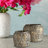 Daisy Mandala Lattice Candle Holders, 5"