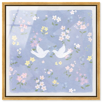 Love Doves Print by Oliver Gal