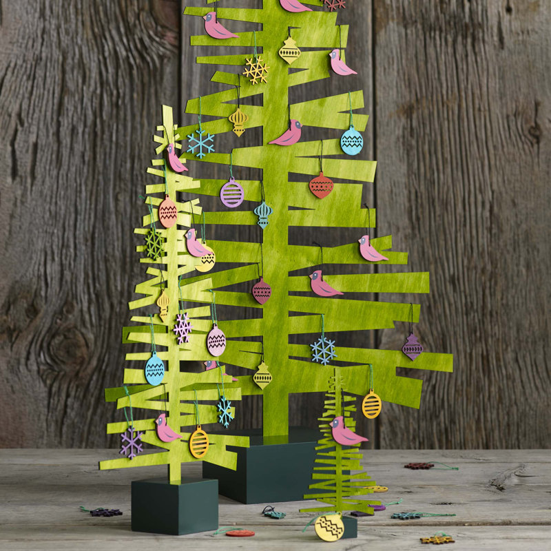 Vail Tabletop Tree, 12.2" H x 6.18" W x 2" D