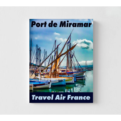 Port De Miramar Boat Artwork Print, La Londe-Les-Maures Travel Airbnb Decor, Boat Port Print, French Boat Summer Wall Art